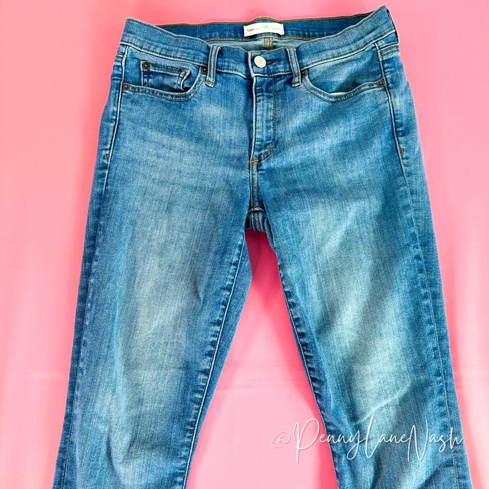 Gap 1969 True Skinny Ankle Jeans Blue Size 28R - Picture 3 of 11
